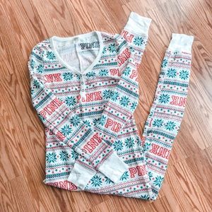 PINK CHRISTMAS ONESIE